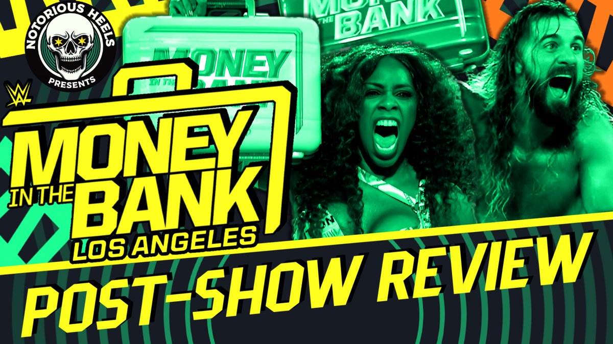 The 💰WWE MONEY IN THE BANK 2025 💰Review is up on all platforms go check it out!

youtube.com/watch?v=ANyTK3…

linktr.ee/NotoriousHeels…

#wweraw #SmackDown #MITB #CMPunk #JohnCena #RomanReigns #SethRollins #SoloSikoa #LAKnight #codyrhodes #RheaRipley #Naomi #StephanieVaquer #Rtruth