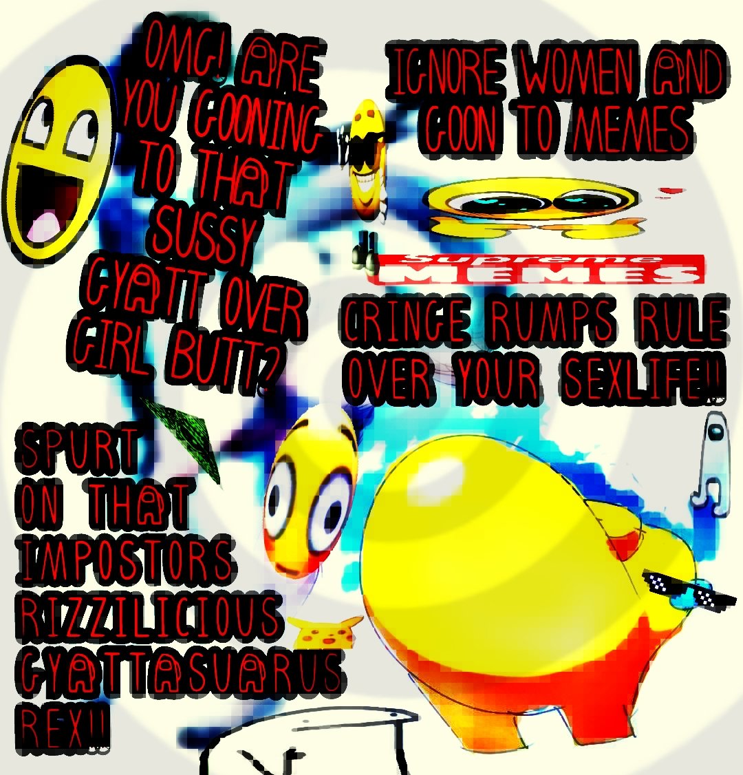 Here is your cringe losers! Ignore women and real porn! 

DUMB GAY MEMES MAKE YOU HARDER! THEY MAKE YOU LOSE! SPURT TO LVL.1000 RIZZLER SUSSY GYATT BOI!!🔥🔥🔥🥵🥵😵‍💫😵‍💫😏😏

#2dfd #cringe #cringeporn #Gooner #findom #finsub #Tooners
#furryfindom #goon #gooner