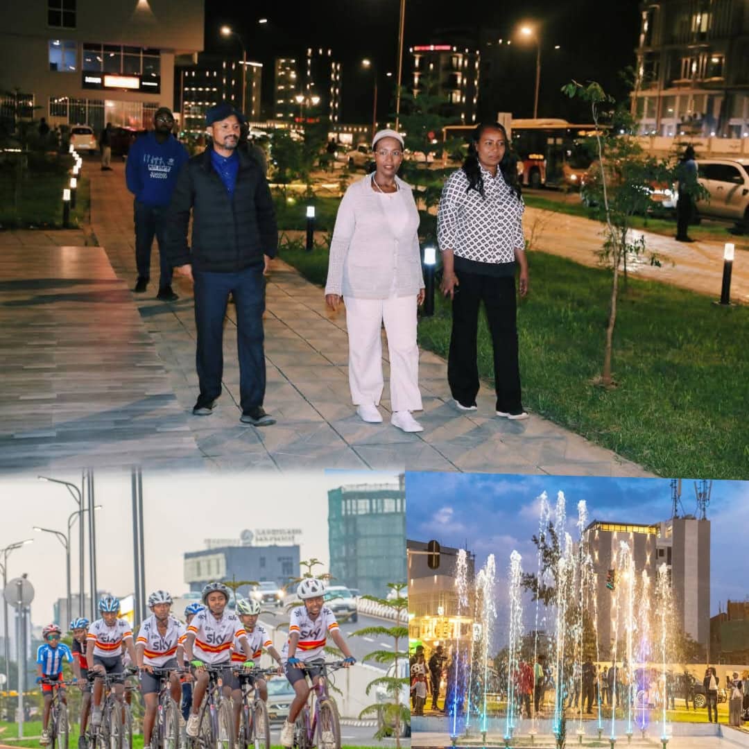 የረዳን ፈጣሪ የተመሰገነ ይሁን ! 

ዛሬ ከክቡር  ጠቅላይ ሚኒስትራችን ዶ/ር ዐቢይ አሕመድ ጋር በመሆን ከአንበሳ ጋራዥ_ጃክሮስ እና የጎሮ አደባባይ የኮሪደር ልማት ሥራዎችን ጎብኝተን ለህዝብ አገልግሎት ክፍት አድርገናቸዋል ።

ይህ መስመር የትራፊክ