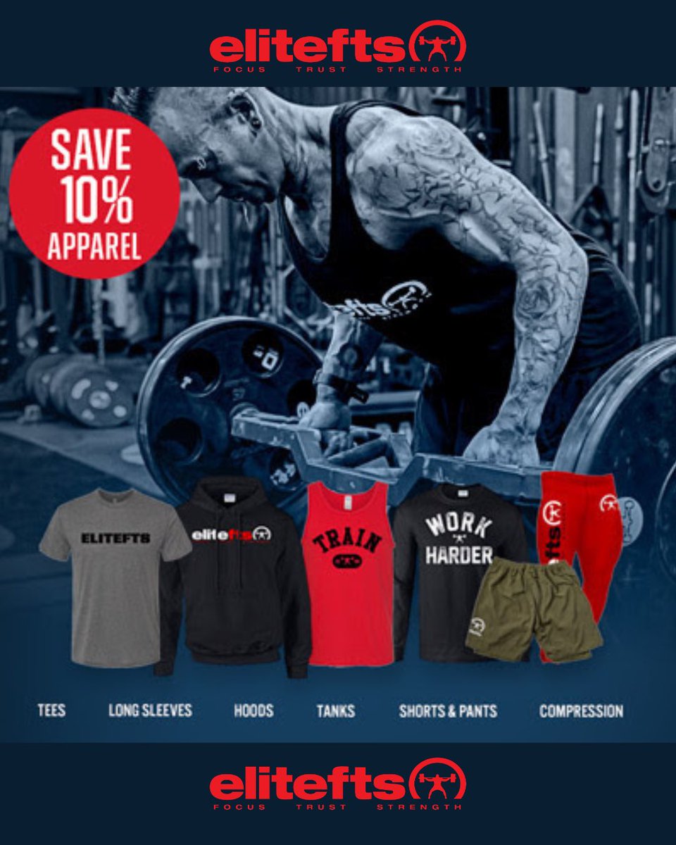 🚨🔥 SITEWIDE 10% OFF 🔥

Get ready to LEVEL UP your training game—everything you know and love from Elitefts is now 10% OFF! 💪

🏋️‍♂️ EQUIPMENT: From power racks to benches, belt squat machines to specialty bars—upgrade your home gym or commercial setup and save on gear built to