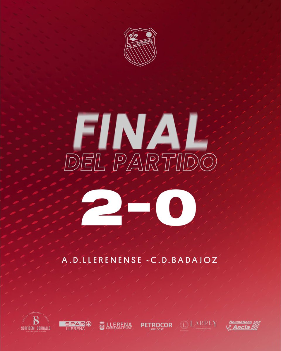 FINAAAAAAAAAAAAAAAAAAL!

#LlerenenseBadajoz | #TerceraRFEF