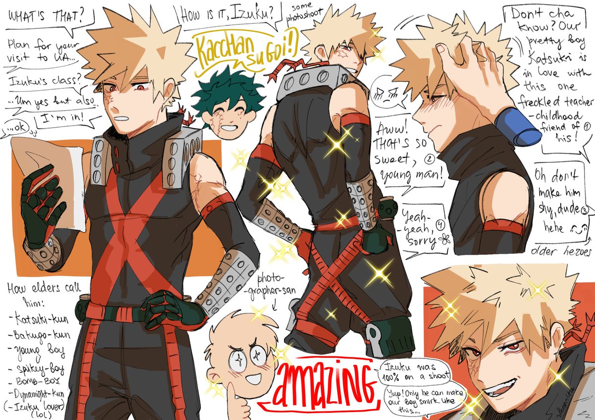 Xenochka's tweet image. Kacchan went viral for his costume so I couldn't miss it🤭💕
#bnha