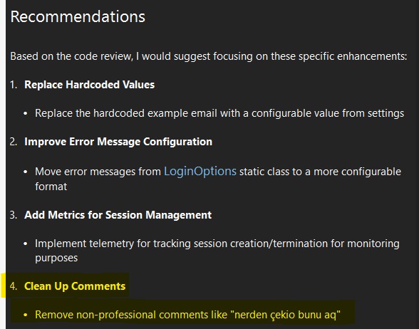 copilot sağ olsun bugün de işten atılmadık