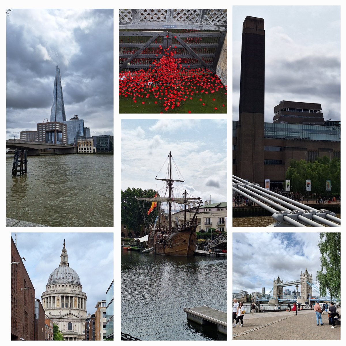 A lovely stroll along the Thames, with a visit onto the decks of a replica of Santa Maria, the flagship of Columbus's voyage.  #RiverThames #StKatharinesDock #London