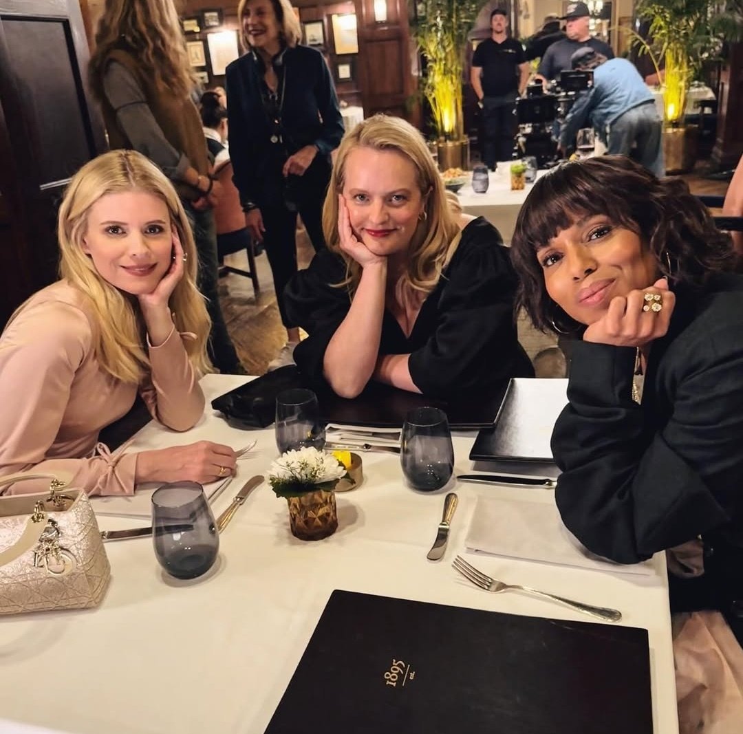 Elisabeth Moss as Mary, Kerry Washington as Eleanor and Kate Mara as Nancy... They are the Imperfect Women! Currently filming for <a href="/AppleTV/">Apple TV</a>