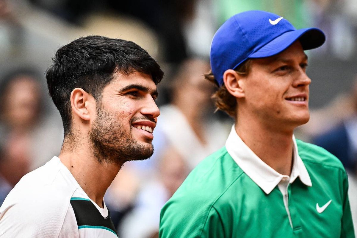 Ashsay_'s tweet photo. - One match. 
- Two warriors. 

If you didn’t watch Alcaraz vs Sinner today, you missed a generational classic

What a final. 🎾🔥 

#FrenchOpen #RolandGarros2025 https://t.co/BGAi9H2kWE