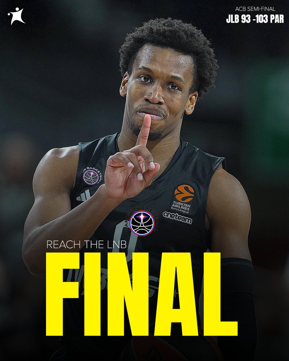 Paris Basketball reaches the French League Finals after sweeping their semifinal series 🇫🇷​👏