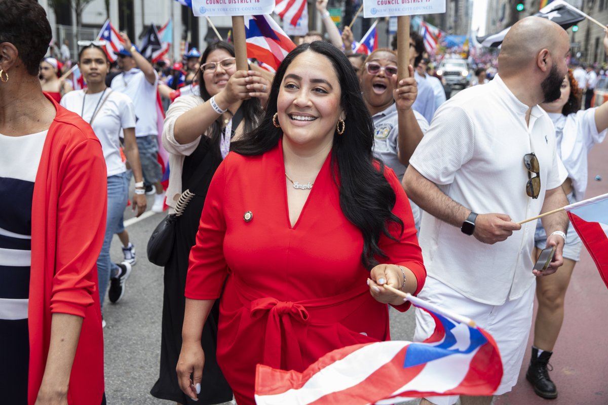 New York City Council (@nyccouncil) on Twitter photo Today, Council Members marched in the 68th annual Puerto Rican Day Parade, the country's largest cultural celebration! 🇵🇷 Today, Council Members marched in the 68th annual Puerto Rican Day Parade, the country's largest cultural celebration! 🇵🇷