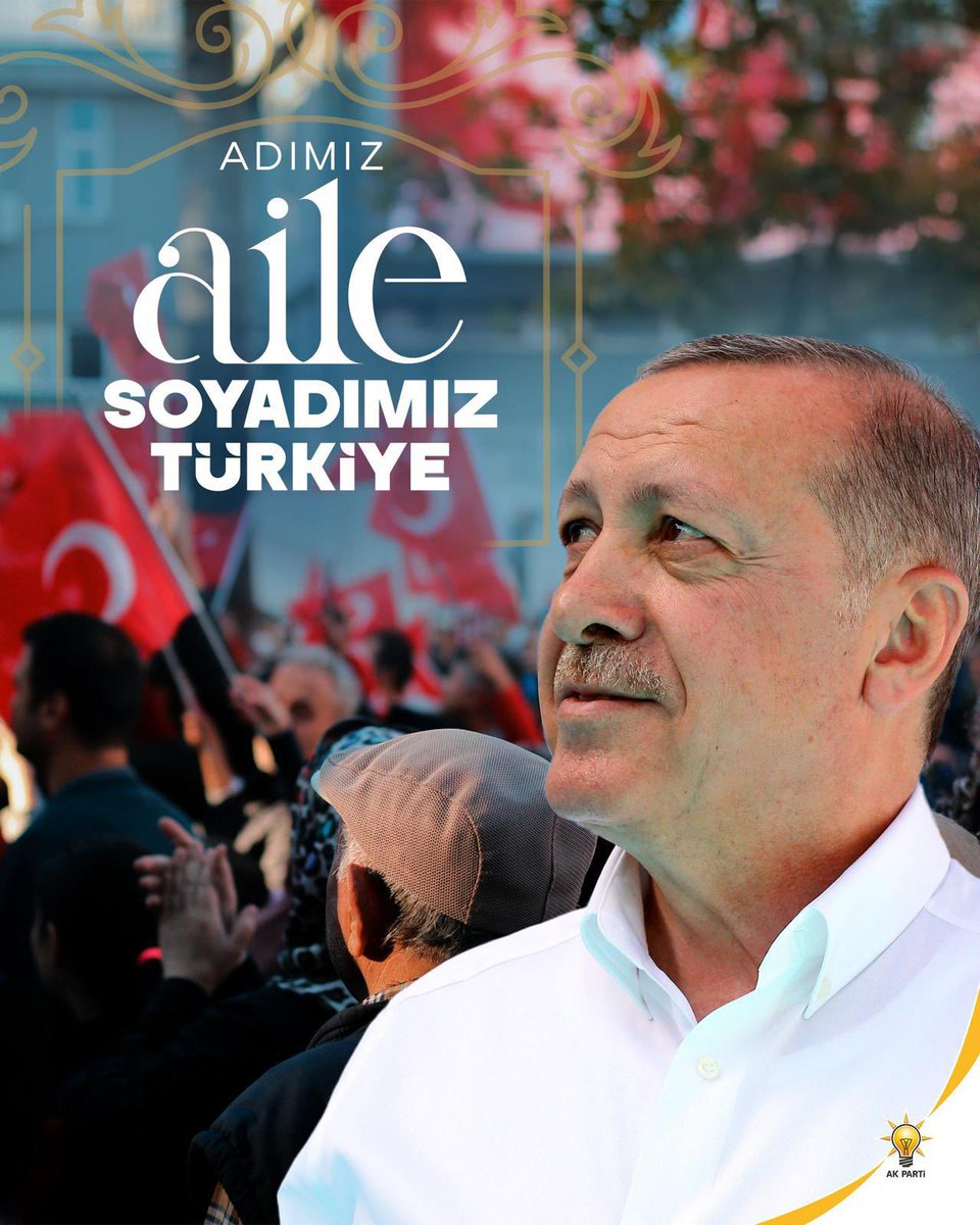 Adımız Aile Soyadımız Türkiye!

Çünkü biz; aynı sofrayı, aynı yüreği, aynı vatanı paylaşan büyük bir aileyiz. 🇹🇷

Birlikte güçlüyüz, birlikte Türkiye’yiz!

#AdımızKardeşlikSoyadımızTürkiye