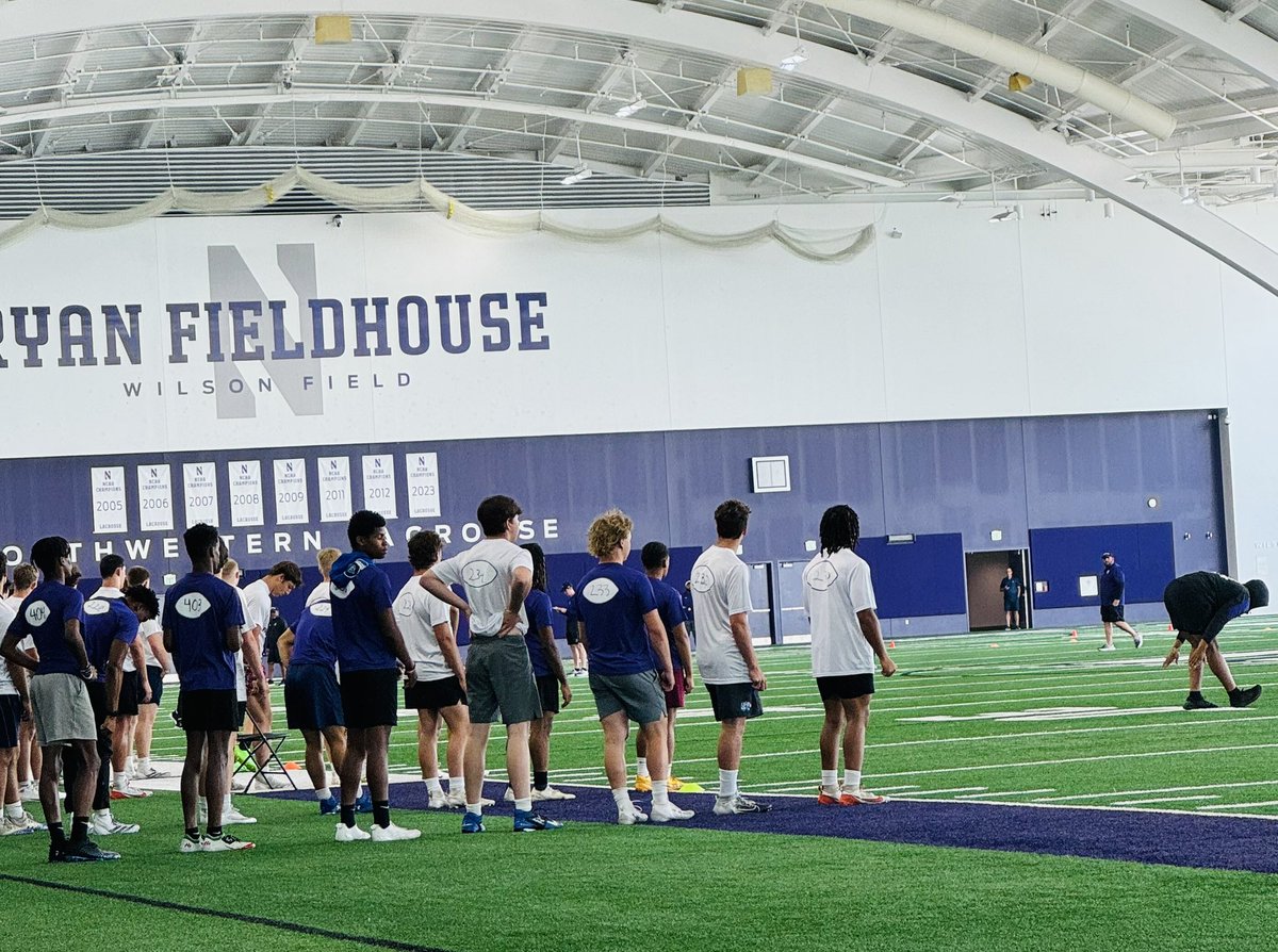 JackStantonLALB's tweet image. Great day at @NUFBFamily Underclassman Showcase! #GoCats