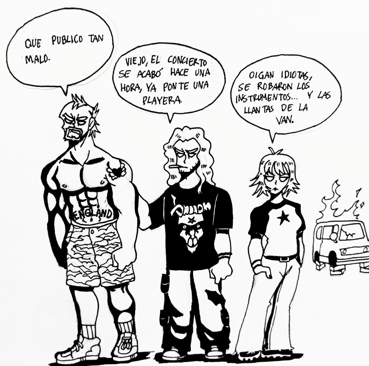 Dennis, Mark y Karen.