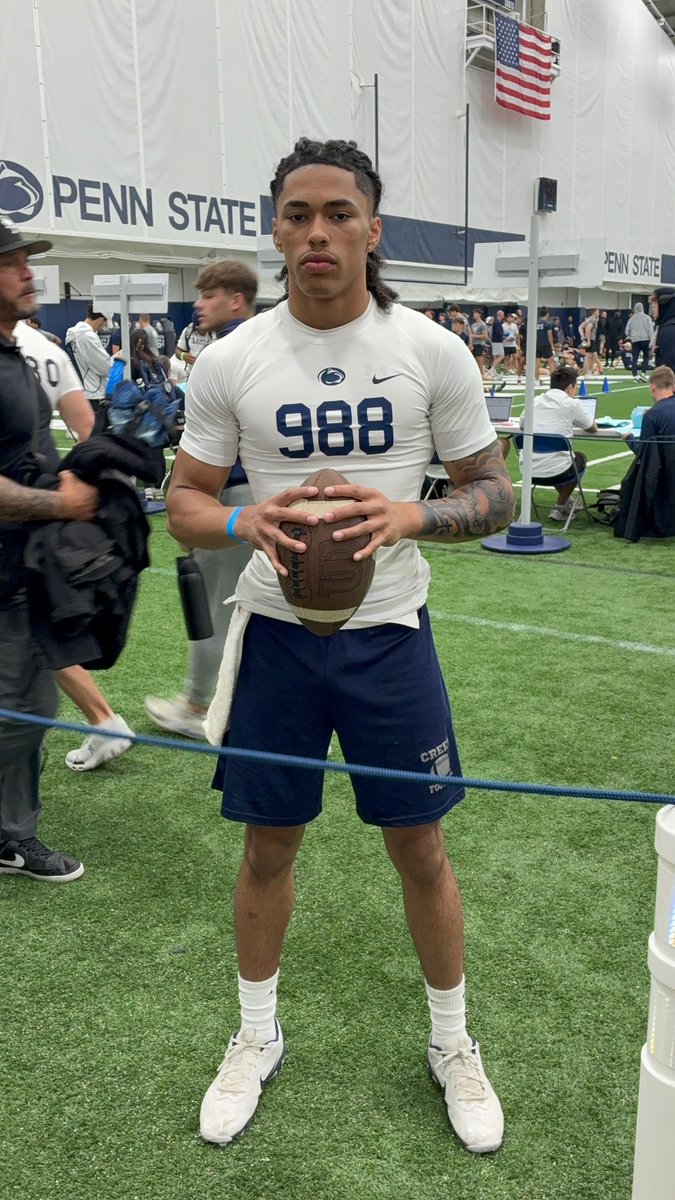 TyBakerJr13's tweet image. Had a great time at PSU today! Blessed to be able to showcase my talent to all the coaches present ! @CoachCBW @CoachB_Wright79 @JamesFrankw1n @PennStateFball