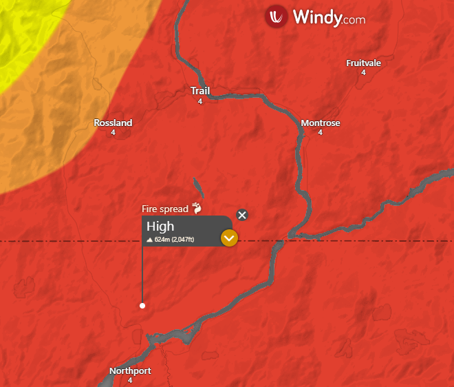 Wa_fire_watch's tweet image. #MitchellFire New fire reported by WildCAD! The fire is reported to be 0.1 acres and unknown in containment! The fire is located in gusts of 12 MPH and High Fire Spread! No evacuations... Smoke and isolated road closures are a possibility in the area of the fire!