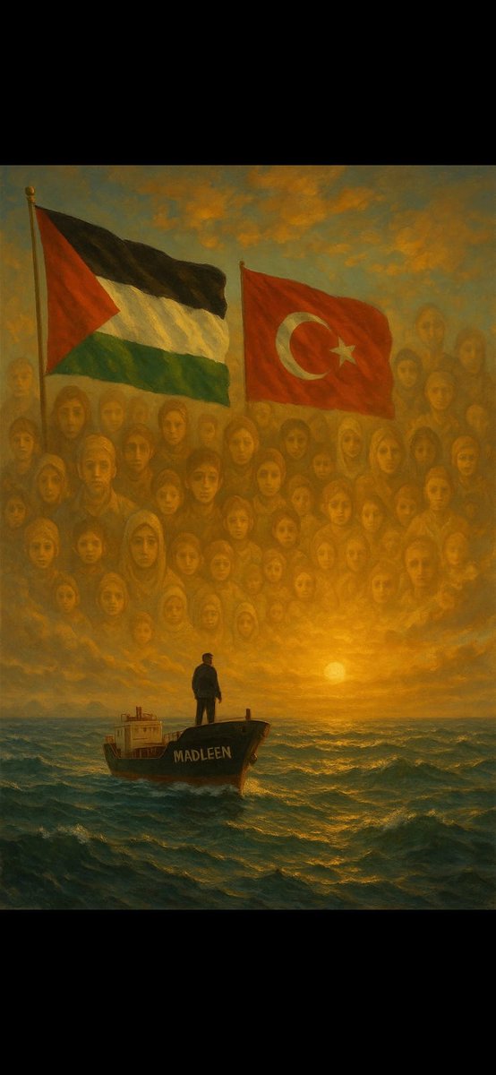 all_songl's tweet photo. İsrail, Madleen Gemisi’ni durdurmak için her yolu deniyor.
Ama asıl mücadele bizde,
Bu gemiyi ayakta tutmak için sesimizi yükseltmekte.

Susarsak, gemi yalnız kalır.
Birlik olalım, destek olalım, durmayalım.

#Madleen #FreedomFlotilla #Gaza #TürkiyeMadleenİçinAyakta https://t.co/hy6E4SXVY6