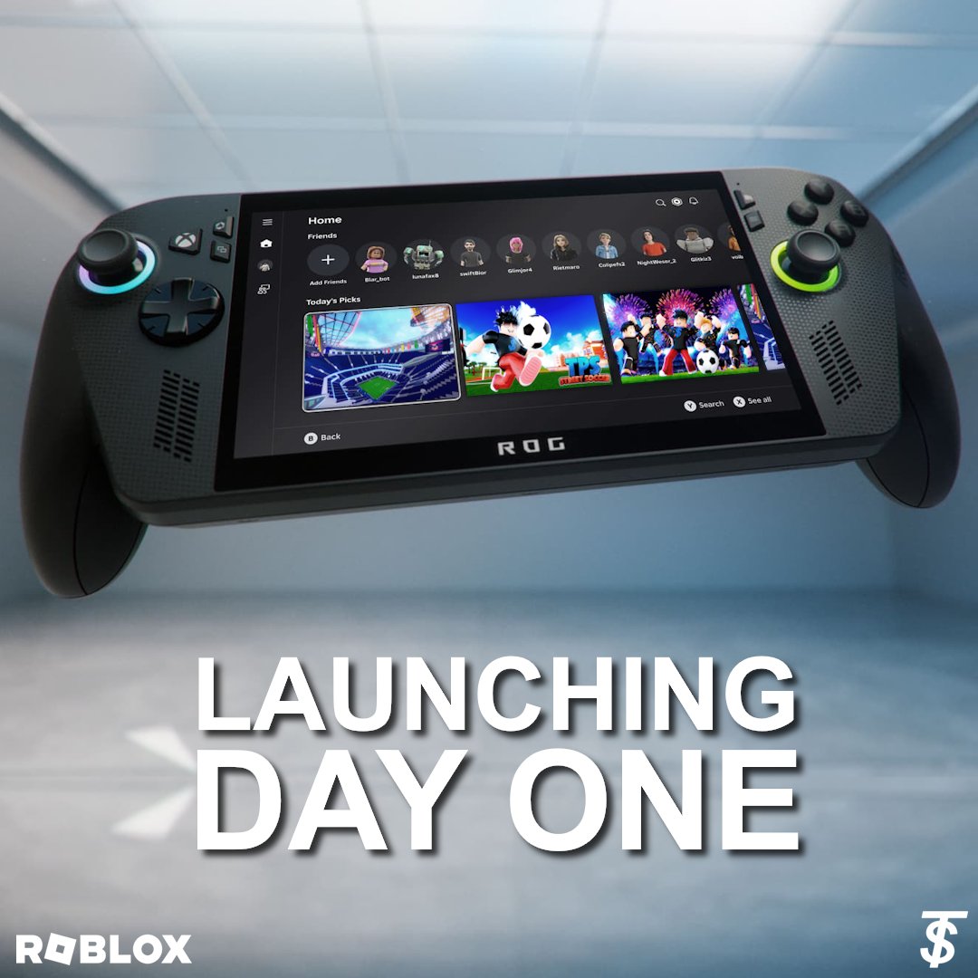 <a href="/Roblox/">Roblox</a> is partnering with <a href="/Xbox/">Xbox</a> for the launch of ROG Xbox Ally and ROG Xbox Ally X. Our games will be playable natively on day one!

#Roblox #RobloxDev #Xbox #ROG