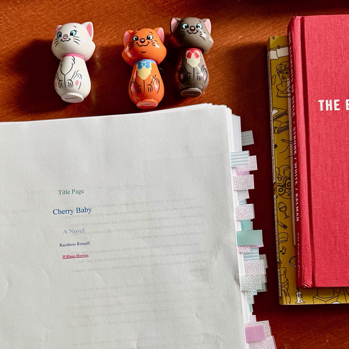 Today, I will be reading this out loud and hopefully not finding too much to fix. 🍒