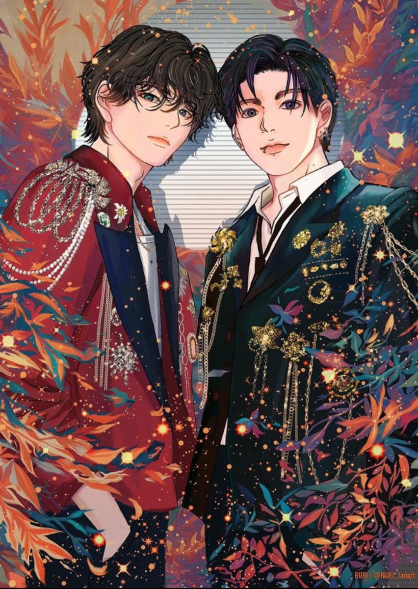 leahtk10's tweet photo. 🔥 TAEKOOK ARE BACK 🔥
Not just a duo — a storm.
One bond. One stage.
Unstoppable. Unmatched. Unbreakable.
They’re here. They’re loud. They’re legendary.
TAEKOOK. IS. BACK.
#TaekookIsBack #VJK #PowerDuo #BTS2025
@RURI_fanart https://t.co/Yv7I22py6N