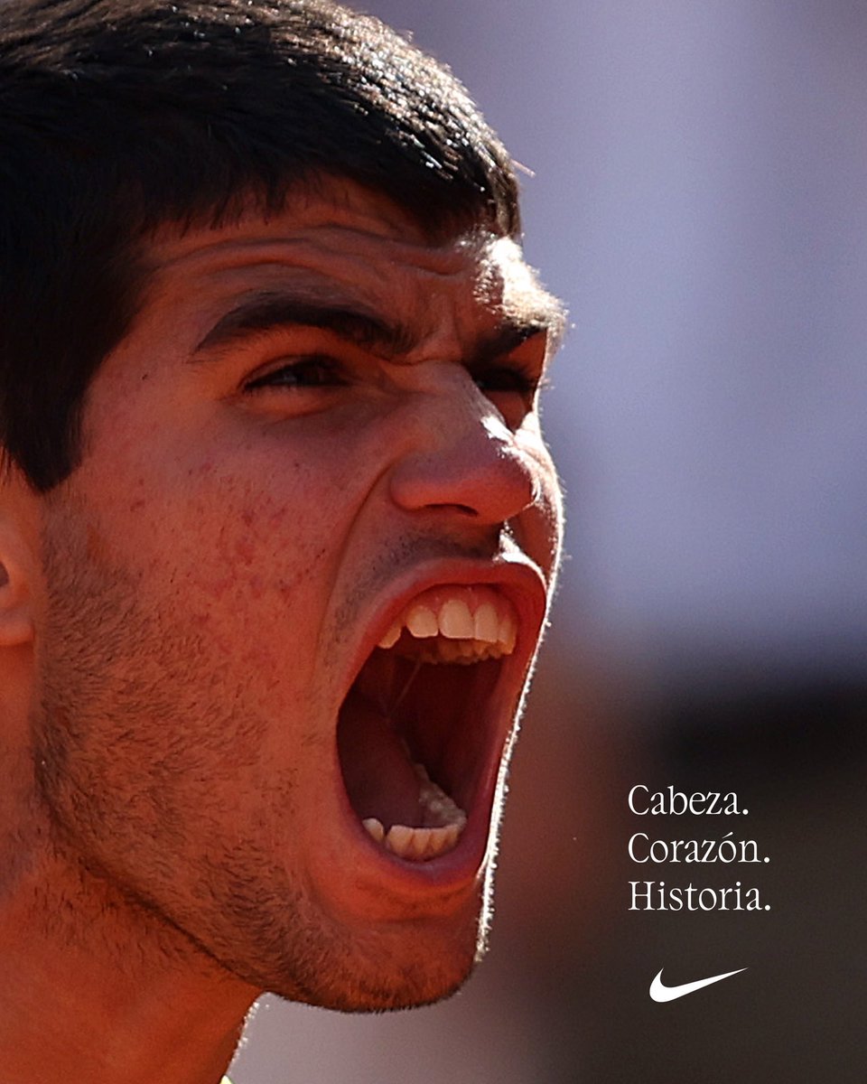 Nike’s tribute to Carlos Alcaraz winning the French Open: