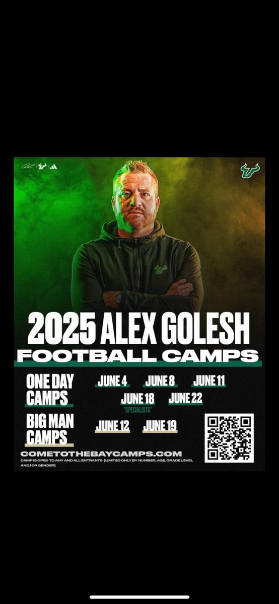 Louis brown (@louisbrown1534) on Twitter photo I will be attending <a href="/USFFootball/">USF Football</a> camp on June 11. <a href="/Showtime12u/">Maurice jones</a> <a href="/CoachGolesh/">Alex Golesh</a> <a href="/CoachRayHolmes/">Ray Holmes</a> <a href="/_CoachMcGhee/">Coach McGhee</a> <a href="/CoachDavisWR/">Marcus Davis</a> <a href="/WarnerUFootball/">Warner Football</a> <a href="/BallCoachHP/">Recruiting 1-0-1</a> @CoachJW_SU I will be attending <a href="/USFFootball/">USF Football</a> camp on June 11. <a href="/Showtime12u/">Maurice jones</a> <a href="/CoachGolesh/">Alex Golesh</a> <a href="/CoachRayHolmes/">Ray Holmes</a> <a href="/_CoachMcGhee/">Coach McGhee</a> <a href="/CoachDavisWR/">Marcus Davis</a> <a href="/WarnerUFootball/">Warner Football</a> <a href="/BallCoachHP/">Recruiting 1-0-1</a> @CoachJW_SU