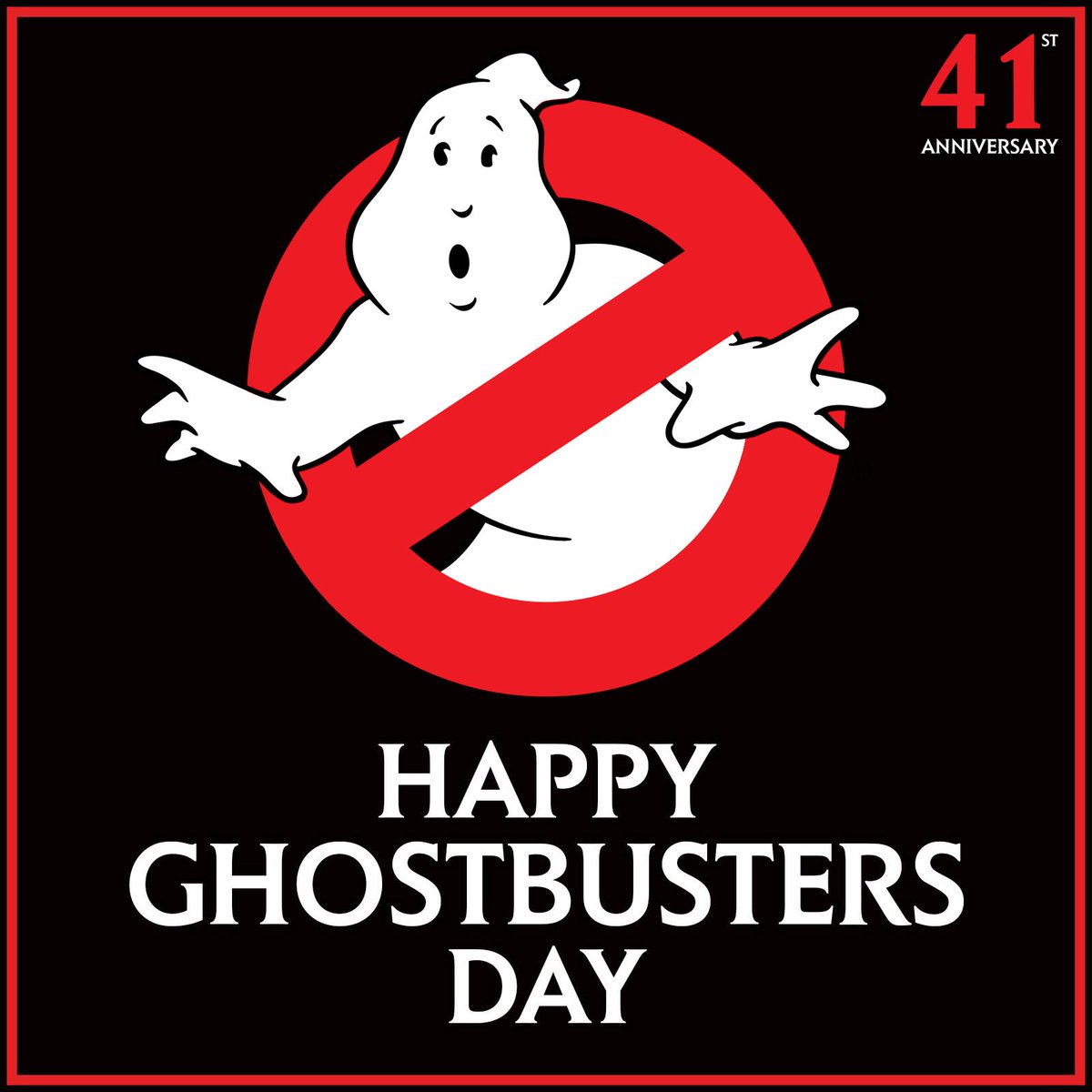 Happy #GhostbustersDay to everyone at #Ghostbusters and all fellow fans of <a href="/Ghostbusters/">Ghostbusters</a>. I’m joining in the celebration as I do every year, watching the original film. #Anniversary 🎉 👻