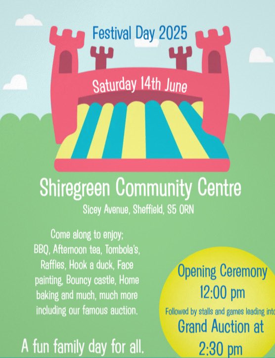 FESTIVAL DAY SAT 14th JUNE 2025