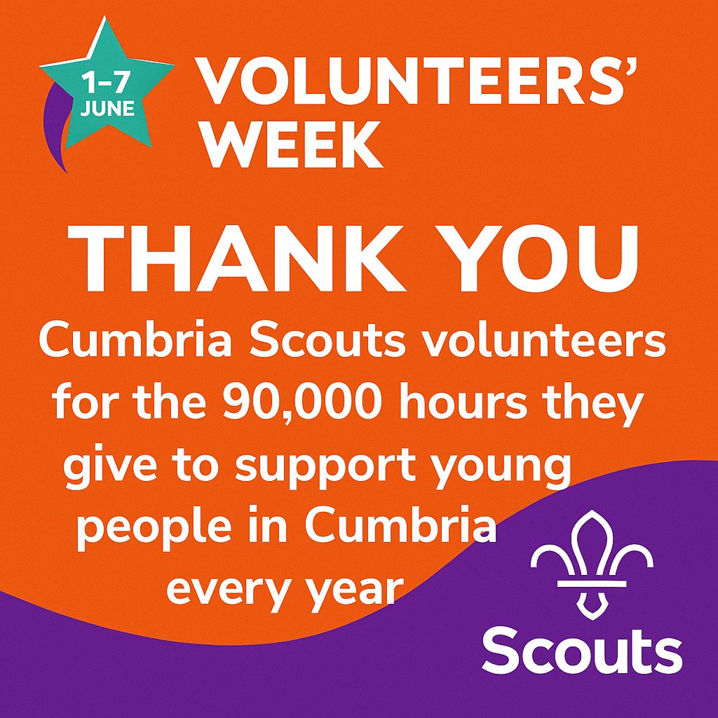 Eddie Cumbria Scouts (@cumbriascoutscc) on Twitter photo At the end of volunteers week there’s always time for another thank you for <a href="/CumbriaScouts/">Cumbria Scouts</a> volunteers! #VolunteersWeek #CumbriaScouts At the end of volunteers week there’s always time for another thank you for <a href="/CumbriaScouts/">Cumbria Scouts</a> volunteers! #VolunteersWeek #CumbriaScouts