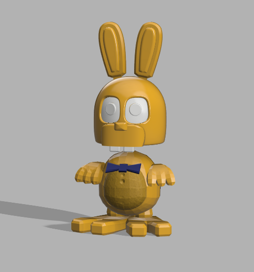 hey, we're making springbonnie and fredbear in bobble head form shown in <a href="/FuhNaff/">John</a> 's live from a package sent by <a href="/SteelWoolStudio/">Steel Wool Studios</a> and made by <a href="/daregularsauce/">Sauce</a> .