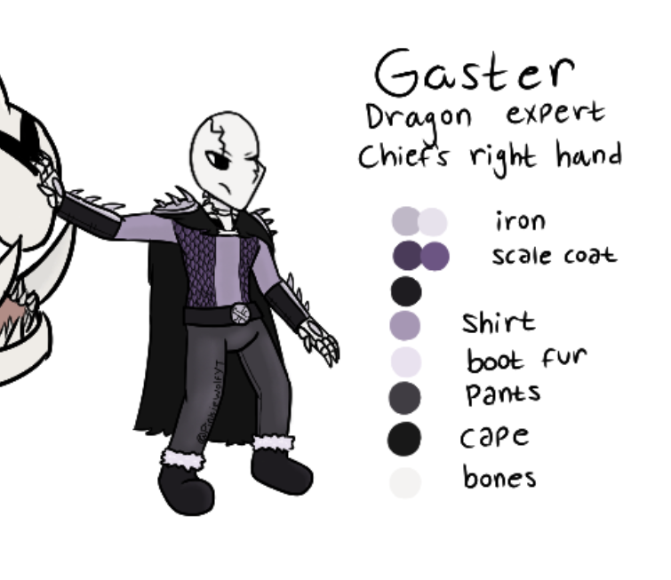 PinkieWolfYT's tweet photo. Dragontale Gaster is done (perhaps DT!Gaster for short?)
Next one is Grillby with his Monstruous Nightmare!
#HTTYD #Undertale #UndertaleAU #Dragontale #Boneknapper https://t.co/1h00vIkEr0