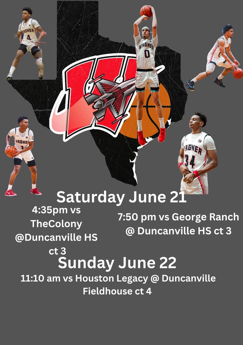 Wagner Boys Basketball (@wagnerboysbball) on Twitter photo Here is our schedule for <a href="/Tabchoops/">𝙏𝘼𝘽𝘾🏀📋</a> Showcase. Come out and see our guys compete! TexasHoopsGASO <a href="/GASOMass/">Ryan Massad 🔎</a> <a href="/GASOTim/">Tim Littlefield</a> <a href="/SSports_Media/">Super Sports Media</a> <a href="/TreClark20/">TreVaun Clark</a> <a href="/ShowtimeLj32/">Lance Johnson</a> <a href="/DaimenRamirez/">Daimen Ramirez</a> <a href="/tyl3r_hoops/">Tyler Jackson</a> <a href="/lynolgillespie8/">LynolGillespieJr8</a> Here is our schedule for <a href="/Tabchoops/">𝙏𝘼𝘽𝘾🏀📋</a> Showcase. Come out and see our guys compete! TexasHoopsGASO <a href="/GASOMass/">Ryan Massad 🔎</a> <a href="/GASOTim/">Tim Littlefield</a> <a href="/SSports_Media/">Super Sports Media</a> <a href="/TreClark20/">TreVaun Clark</a> <a href="/ShowtimeLj32/">Lance Johnson</a> <a href="/DaimenRamirez/">Daimen Ramirez</a> <a href="/tyl3r_hoops/">Tyler Jackson</a> <a href="/lynolgillespie8/">LynolGillespieJr8</a>
