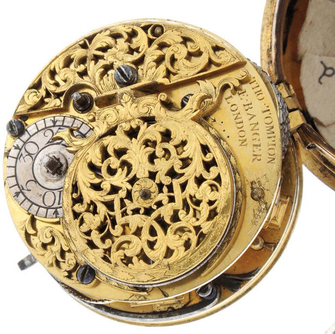 bob_brooke's tweet image. #British #clockmaker #ThomasTompion was the “Father of English Clockmaking.” He not only created a variety of #clocks and #watches but also introduced a number of innovations into his #timepieces. Learn more at
facebook.com/antiquesandmor…