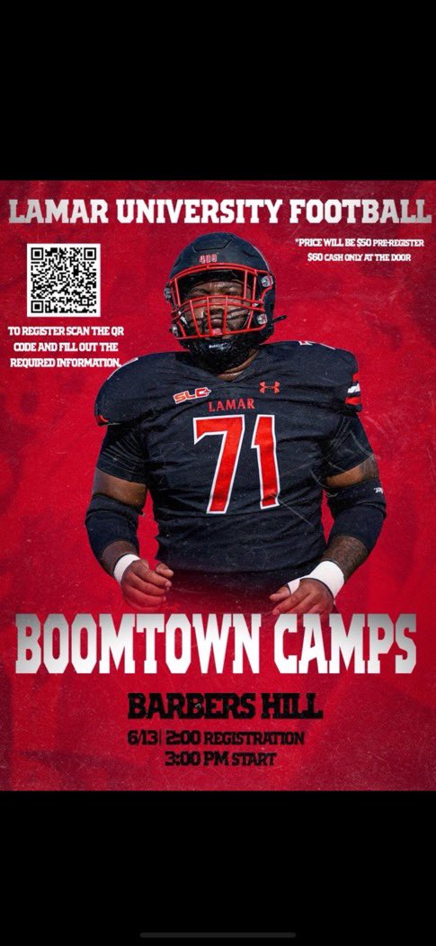 Kelvin Baptiste ‘26 (@kelvinb_15) on Twitter photo Thank you so much <a href="/Coach_Cannata/">Matt Cannata</a> for the invite and I will be camping with <a href="/LamarFootball/">Lamar University Football</a> this friday <a href="/_CoachZo_/">Lorenzo Jackson</a> <a href="/carson_picheco/">Carson Picheco</a> <a href="/CoachRossomando/">Peter Rossomando</a> Thank you so much <a href="/Coach_Cannata/">Matt Cannata</a> for the invite and I will be camping with <a href="/LamarFootball/">Lamar University Football</a> this friday <a href="/_CoachZo_/">Lorenzo Jackson</a> <a href="/carson_picheco/">Carson Picheco</a> <a href="/CoachRossomando/">Peter Rossomando</a>