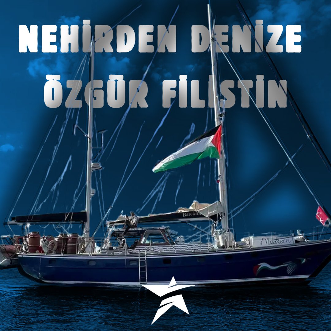 inisiyatifistan's tweet photo. وحدة الشعوب ضد الإمبريالية والصهيونية

1 Haziran günü İtalya'nın Katanya Limanı'ndan Akdeniz’e açılan Madleen gemisi, alınan son bilgilere göre Gazze’nin yaklaşık 300 km açıklarında bulunuyor.

Direnen Filistin halkına ulaştırılmak istenen insani yardımı engellemeye çalışan ve  gemiye saldıracağını ilan eden işgal ordusu; gerçekleştirdiği soykırımın bir parçası olan Gazze ablukasına karşı yola çıkan Madleen’in AIS sinyallerini kararttı.

İşgale, soykırıma, ablukaya, karartmaya karşı Filistin halkıyka dayanışmaya yola çıkan Madleen gemisini selamlıyoruz!

İsrail yenilecek, direnen Filistin kazanacak!
