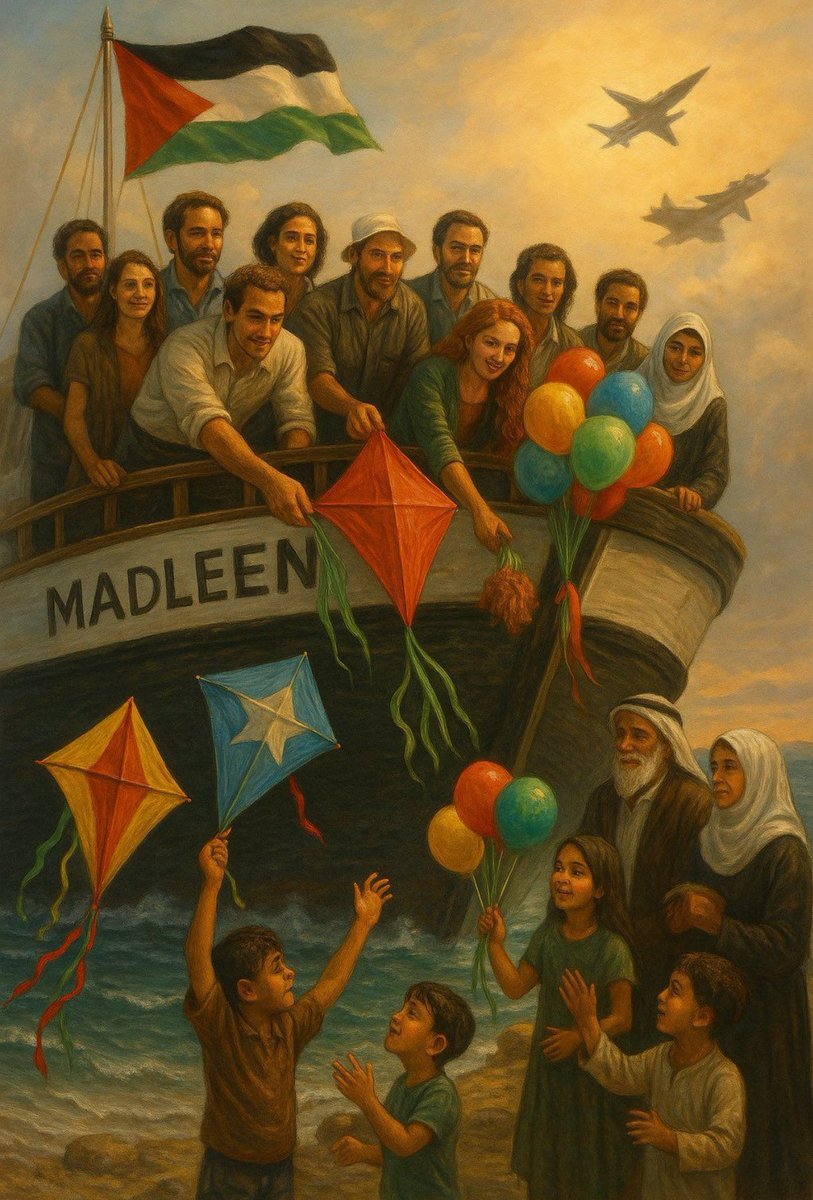 ysfalpdgn's tweet photo. Dünyanın unuttuğu vicdanı siz taşıyorsunuz. #WeAreMadleen https://t.co/MeQEIu14SS