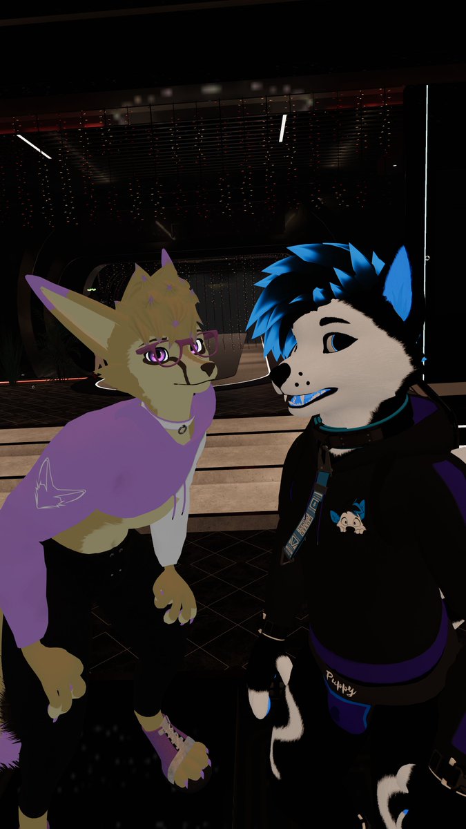 KoberuVR's tweet photo. @DustFennec and @FeddyFluff so adorable 🥰 https://t.co/O0Yu4ceekD