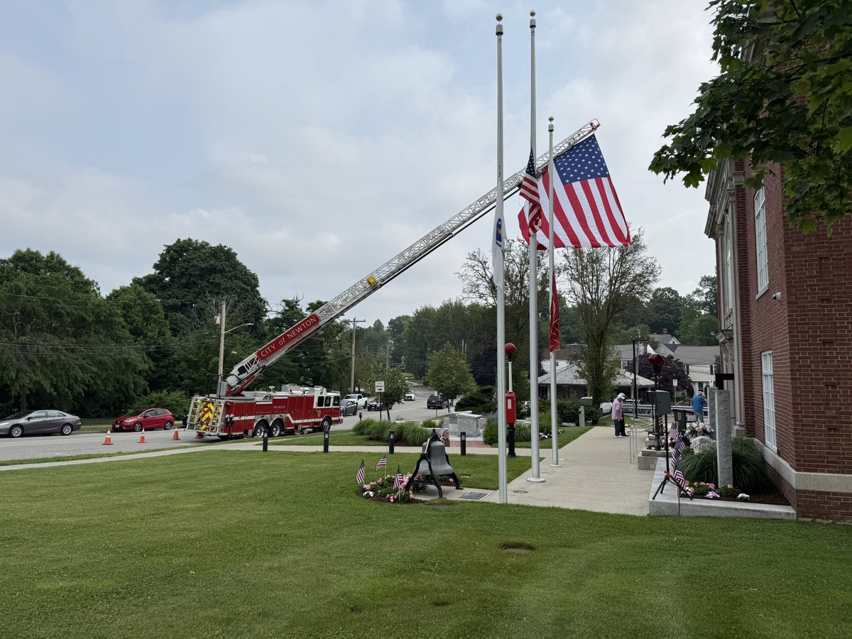 NewtonFireHG's tweet photo. Today on Fallen Fire Memorial Sunday, we gather to honor the brave firefighters who risked and gave their lives to protect our communities. Let’s reflect on their sacrifice and support those who continue to serve with courage. https://t.co/zKbT5v7x1k