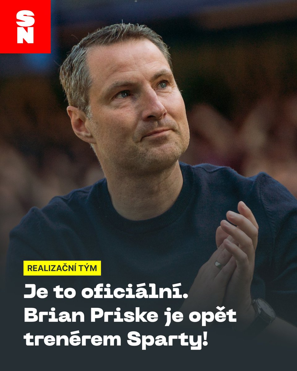 ✅ Sparta oficiálně oznámila návrat Briana Priskeho!

Ten se na Letnou vrací po jednom roce. Se Spartou podepsal víceletý kontrakt.

Briane, ať se ti se Spartou daří jako naposledy! 🙏