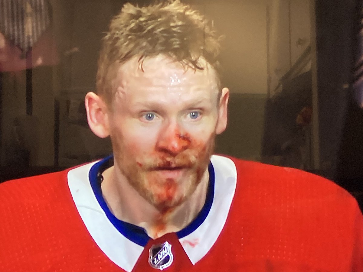 SeanFrench1's tweet photo. @ffsPrice When yer buddy tries to get back in the club after shenanigans. Seconds later he was high fiving Suzuki after a playoff overtime GWG. https://t.co/GimmVrIXCv