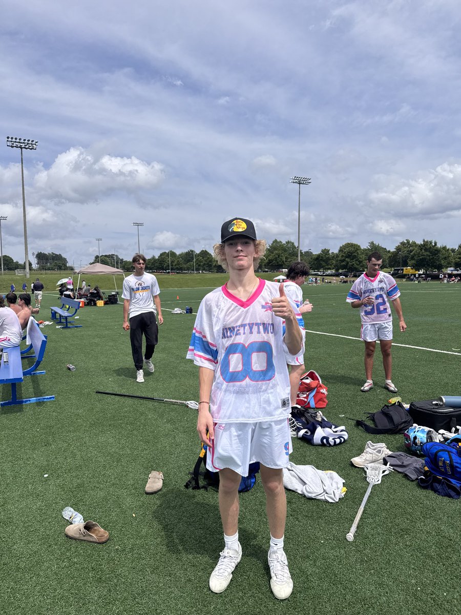 ‘26 Goalie Caden Yeakley playing with Team 92 in Huntersville this weekend.