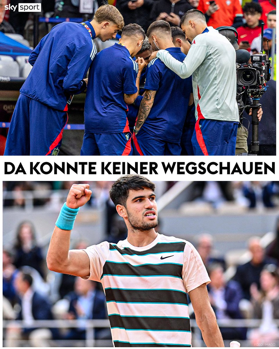 Da hat bestimmt sogar die spanische Fußballmannschaft mal kurz rübergeschaut – so verrückt war das French-Open-Finale! 👀😂 

#SkySport #FrenchOpen #PORESP