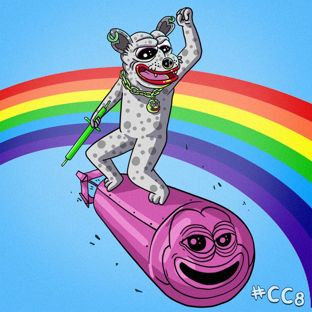 He doesn’t chase the rainbow.
He leads it.
$ZEUS