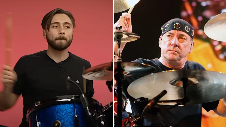 joserael's tweet image. 1/2) #PhilCollins’ son, #Nic Collins, just stunned the rock world by tackling one of its most epic challenges: #RUSH’s 20-minute masterpiece “2112.” Nic was handed the full suite with zero preparation, tasked to learn and perform it on the spot.