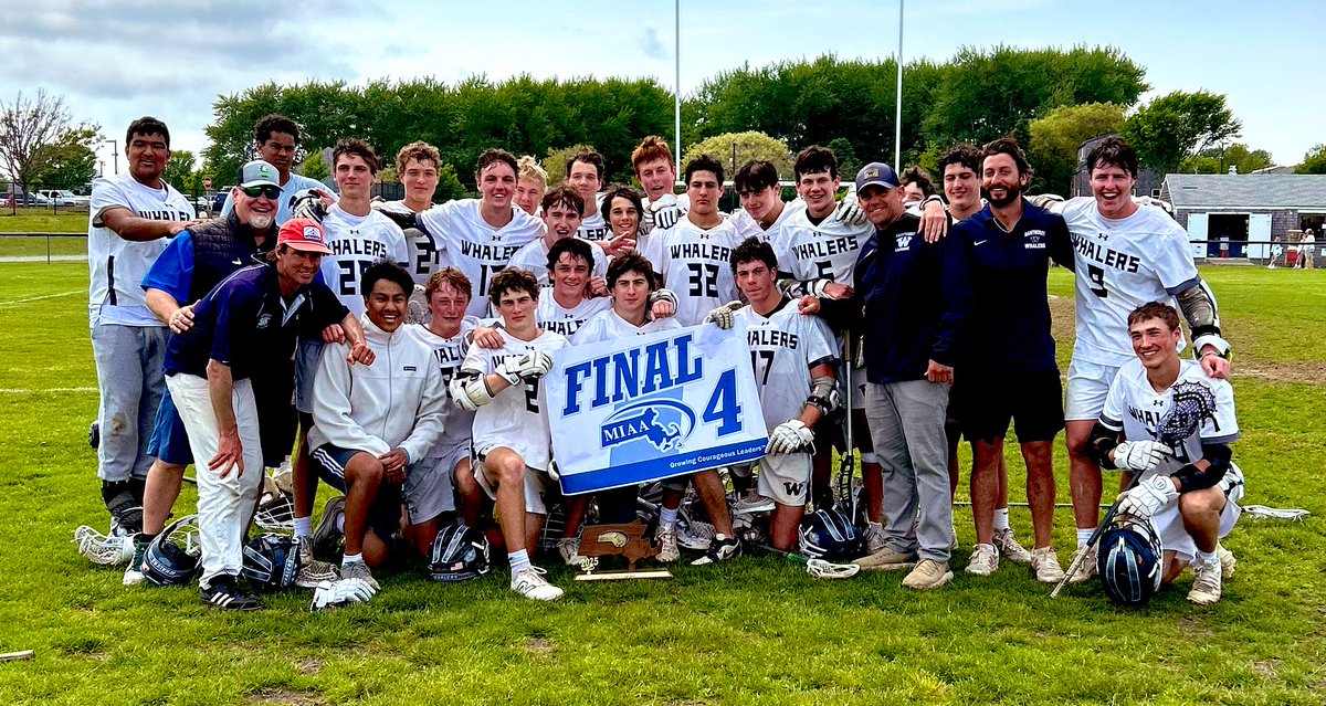 Nantucket Athletics (@nhswhalers) on Twitter photo Boys Lacrosse🥍 Final Score
D4 / Round of 8
Nantucket 8
<a href="/ihstigers/">Ipswich Athletics</a> 5
Whalers now move onto the Final Four for the second consecutive year! They will take on the #1 seed <a href="/CohassetSports/">Cohasset Sports</a>
<a href="/BostonHeraldHS/">Danny Ventura</a> <a href="/BGlobeSports/">Boston Globe Sports</a> <a href="/sportsCCT/">Cape Cod Times sports</a> <a href="/dcreedACK/">David Creed</a> <a href="/jcushmanIM/">Jamie Cushman</a> <a href="/InkySports/">Inky Sports</a> <a href="/ACKCurrent/">Nantucket Current</a> Boys Lacrosse🥍 Final Score
D4 / Round of 8
Nantucket 8
<a href="/ihstigers/">Ipswich Athletics</a> 5
Whalers now move onto the Final Four for the second consecutive year! They will take on the #1 seed <a href="/CohassetSports/">Cohasset Sports</a>
<a href="/BostonHeraldHS/">Danny Ventura</a> <a href="/BGlobeSports/">Boston Globe Sports</a> <a href="/sportsCCT/">Cape Cod Times sports</a> <a href="/dcreedACK/">David Creed</a> <a href="/jcushmanIM/">Jamie Cushman</a> <a href="/InkySports/">Inky Sports</a> <a href="/ACKCurrent/">Nantucket Current</a>