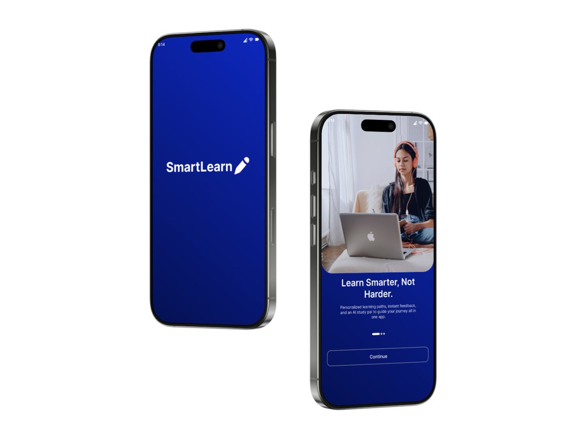 OworobaA's tweet image. Day 23/100 – Onboarding Flow 📱
Designed a 3-screen onboarding for SmartLearn.
🧠 Personalized learning intro
📱 Light, clean screens
🎯 CTA clarity: “Continue” → “Sign Up”
Because first impressions matter.
#100DaysOfDesign #OnboardingUX #MobileDesign