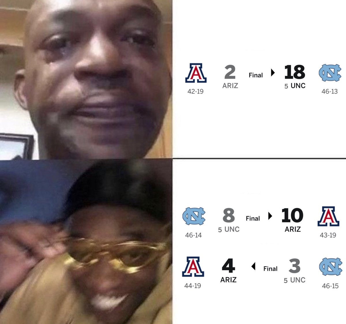 they had us in the first half ngl