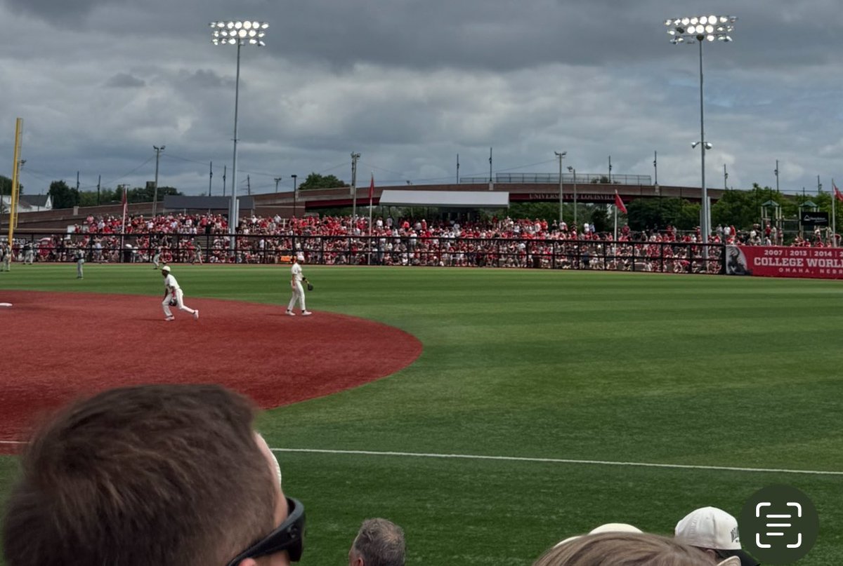 Game 3 was packed 35 minutes before first pitch!! Well done Card fans!! Trip #6 to the College World Series!! <a href="/LouisvilleBSB/">Louisville Baseball</a> 

Thank you <a href="/DMattinglyJr/">A Regular Dude</a> for the tix today!