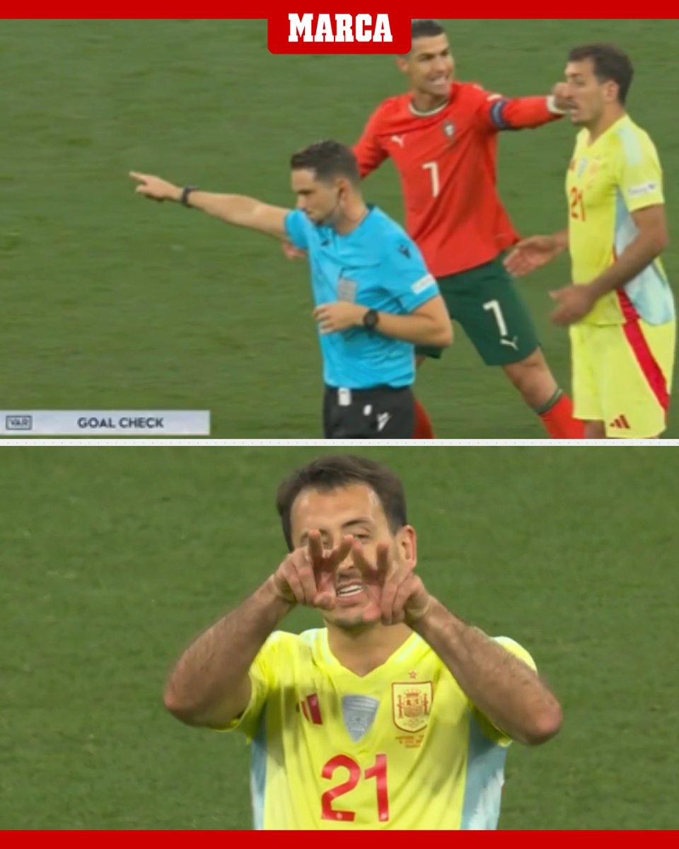 marca's tweet image. 🔥 La &apos;venganza&apos; de Oyarzabal: Cristiano celebró el empate en su cara... pero el delantero volvió a adelantar a España poco después

#NationsLeague