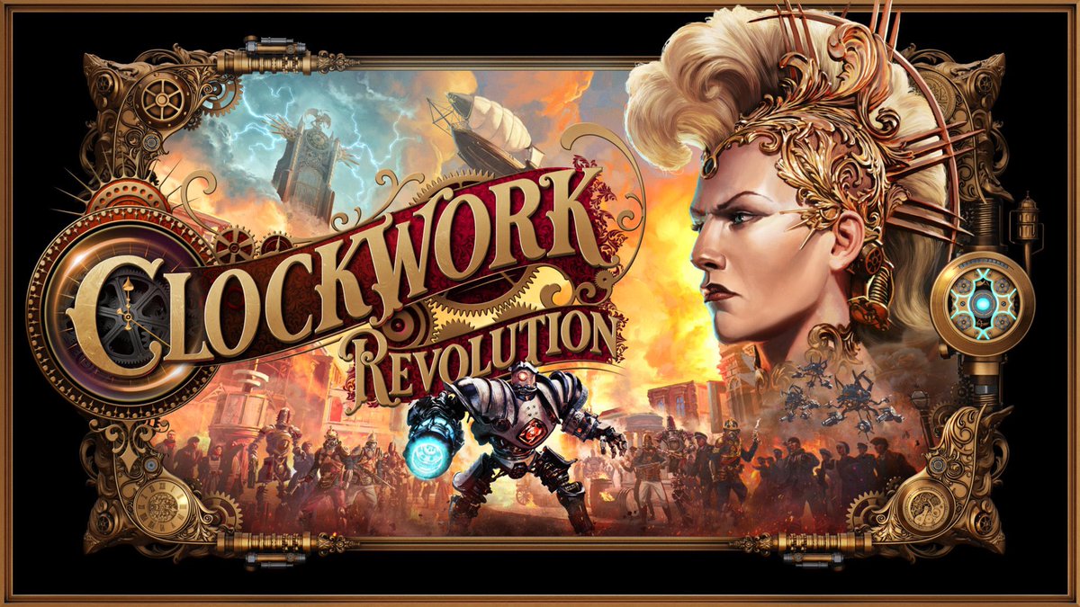 Chad Moore (@pappylicious) on Twitter photo Yeah that new <a href="/ClockworkGame/">Clockwork Revolution</a> trailer was 🔥, but how about this badass cover? #BOOM Yeah that new <a href="/ClockworkGame/">Clockwork Revolution</a> trailer was 🔥, but how about this badass cover? #BOOM