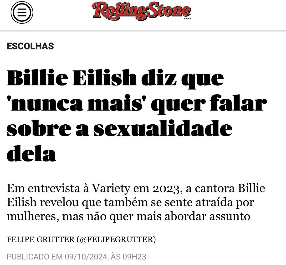 e é por essas e outras que: