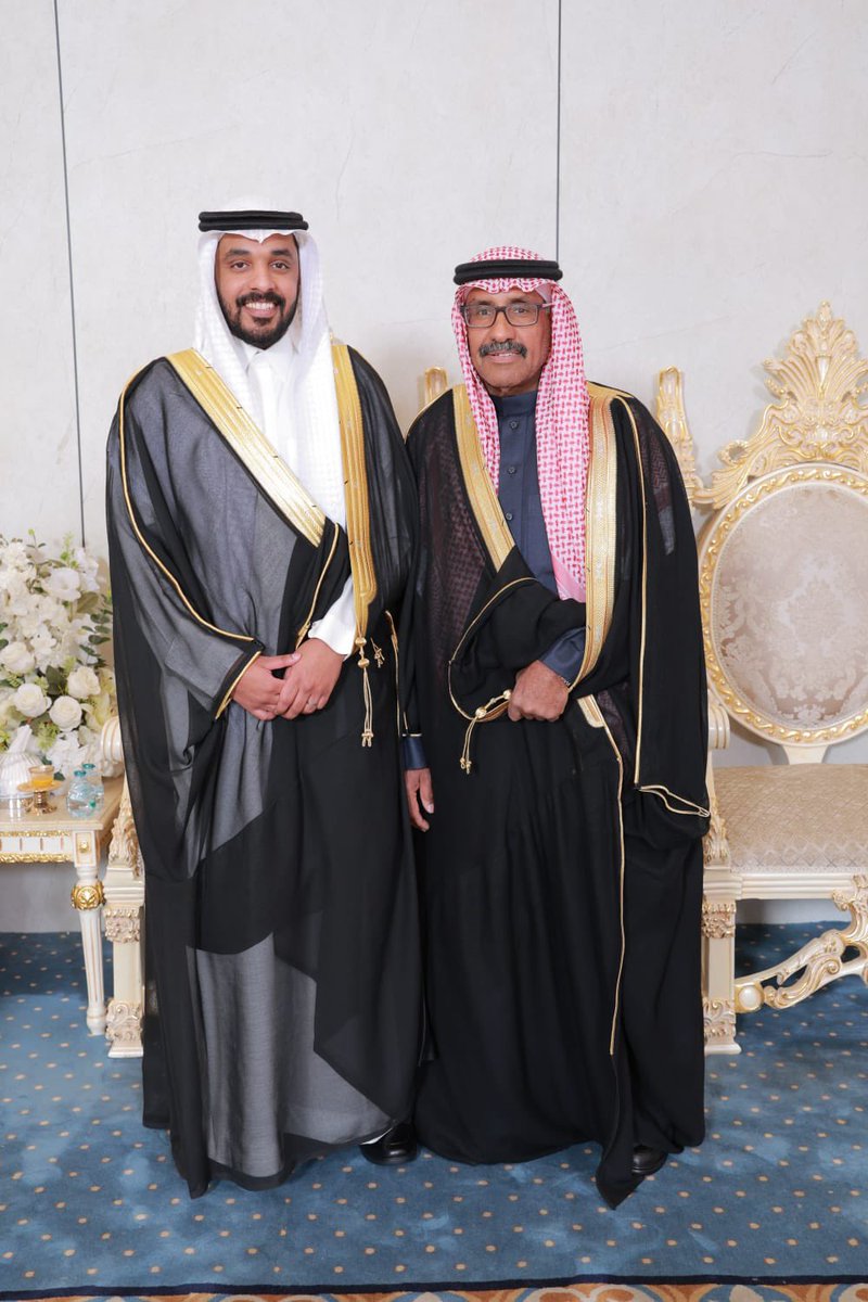 jelaifyfamily's tweet photo. أفراح الجليفي والمالكي

نبارك لابن العم: فهد بن إبراهيم بن عبدالرحمن بن عبدالعزيز زواجه من كريمة الشيخ/ محمد بن عوض العاصمي المالكي رحمه الله.

ومرفق لقطات تجمع العريس مع أهله وأهل العروس.
بارك الله لهما، وبارك عليهما، وجمع بينهما في خير. https://t.co/fSIewIBJO0