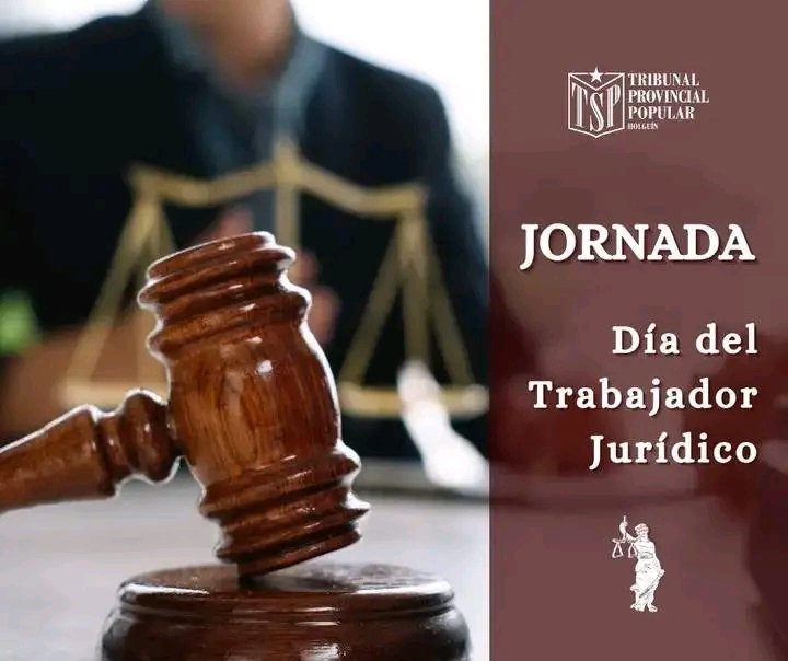 #PCCMoaTrabajaYEnaltece y con #HonorHolguinero felicitamos a los juristas cubanos en su día, esos que imparten justicia en cada rincón de nuestro verde caimán, #Cuba
#MoaPrimeraPorElTrabajo